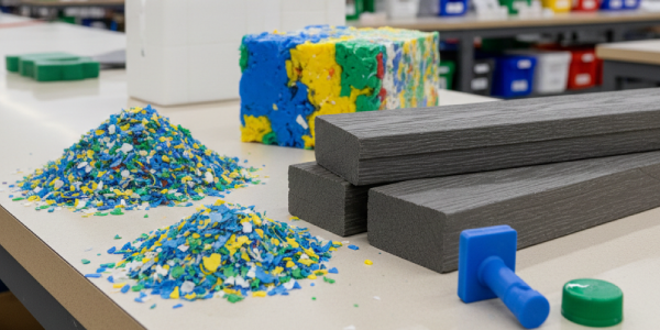 HDPE Plástico Reciclado